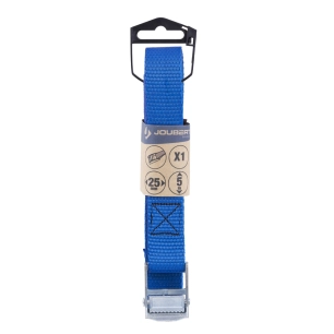 sangle boucle zamak bleu 5 m en sachet cavalier sangle boucle zamak bleu 5 m en sachet cavalier - joubert