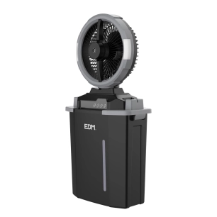 ventilateur brumisateur rechargeable led 15 w, pales ø14 cm