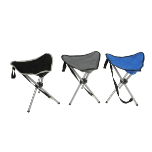 tabouret de camping pliant couleurs assorties, 31 x 31 x 50 cm