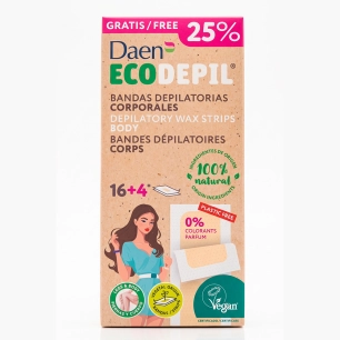 bandes de cire froide ecodepil, corps, 16 + 4 unités