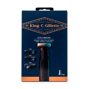 tondeuse à barbe king c. g. style master avec 3 sabots
