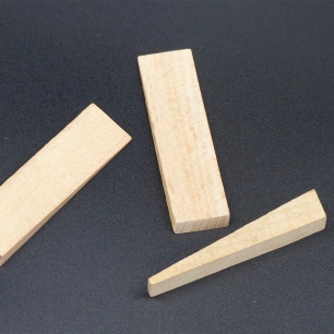 cale en bois couleur sapelli 70 x 20 mm, 4 unités