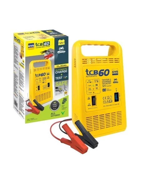 Chargeur de batterie tcb60 automatic bg 2 et 4 15 à 60 ah 85