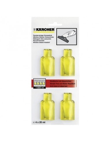 Kärcher Détergent Vitres Concentré Nettoyage sans traces, effet déperlant durable - KARCHER