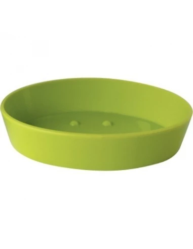 Collection plastique color vert anis porte-savon l 13 x l 10 x h 3