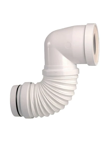 Pipe souple coudée extensible à mémoire de forme ø 110 - 100 - 93