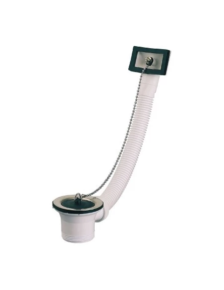 Bonde pour évier inox ø 50 avec trop plein