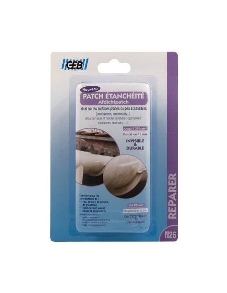 Patch d'étanchéité epoxy surface plane - GEB