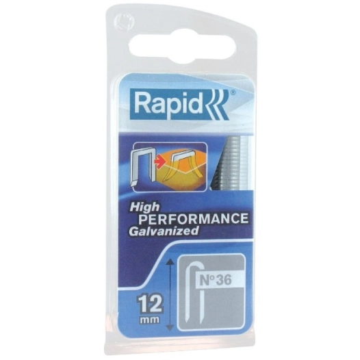 20 Caja 5000 Grapas Para Cable 36 12mm. 5x1000 Unit. Dp 11885110 Rapid.