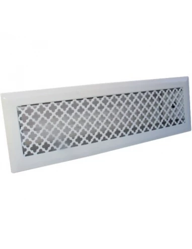 Grille de décompression avec précadre de hotte et foyer fermé 60 x 195