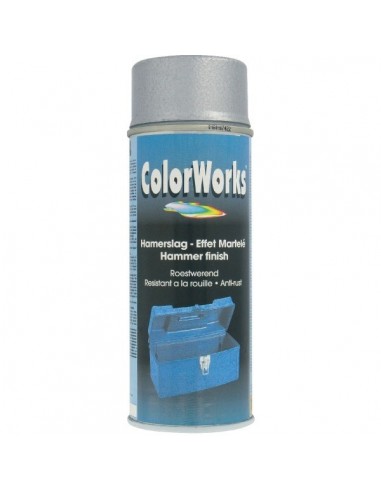 Peinture  effet martelé peinture aer 400ml arg.ef.mart