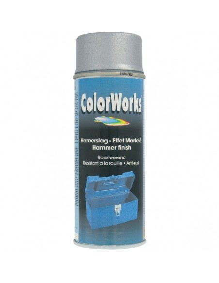Peinture effet martelé peinture aer 400ml arg ef mart