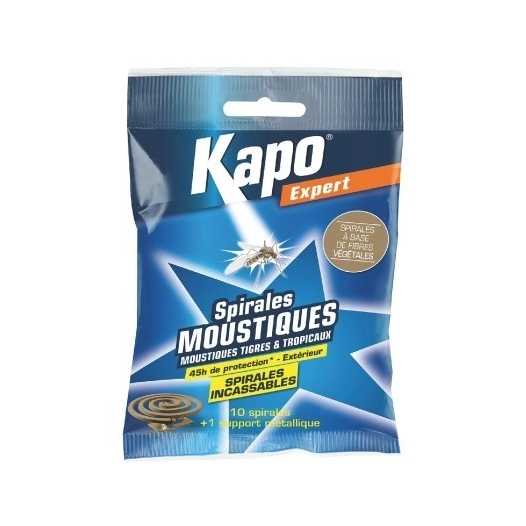 Spirale incassable anti-moustique bg 10 pièces