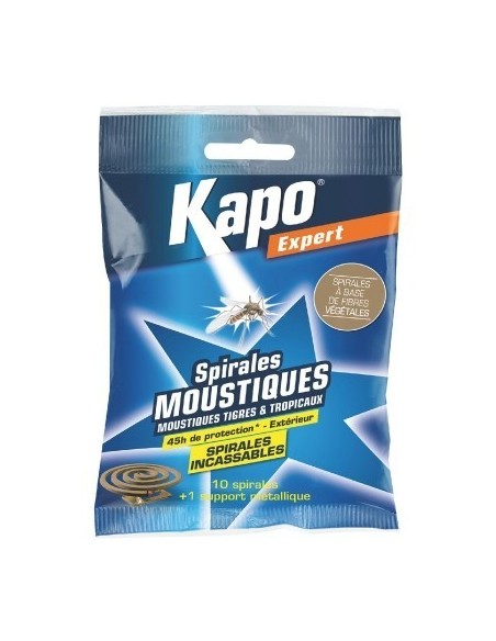 Spirale incassable anti-moustique bg 10 pièces