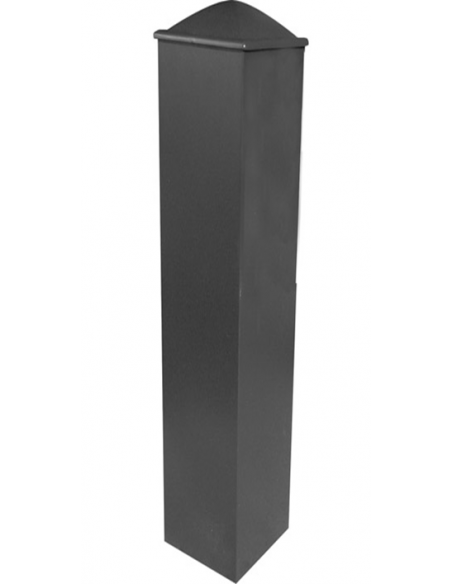 Poteau, pilier de portail aluminium 118x118