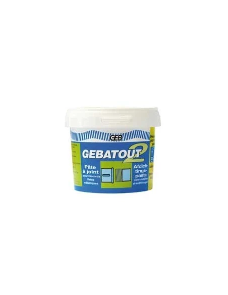 Pâte à joint Mastic eau potable Gebatout2 pot 500g - GEB