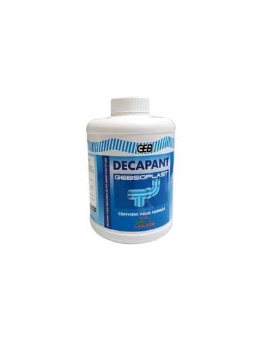Décapant gebsoplast pour raccord pvc bidon 1 litre - GEB