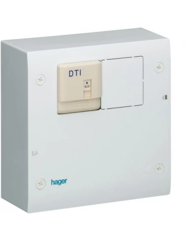 Coffret de communication équipé tél / tv