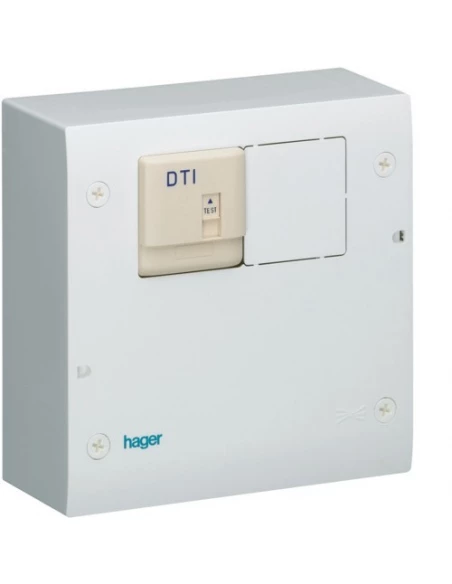 Coffret de communication équipé tél / tv