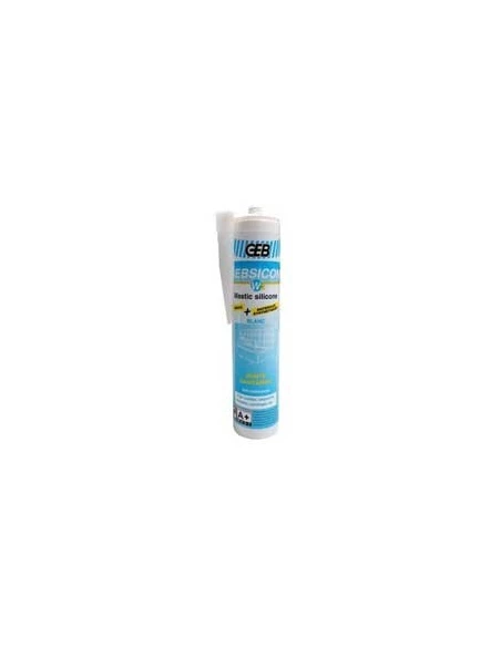 Mastic silicone gebsicone w2 blanc