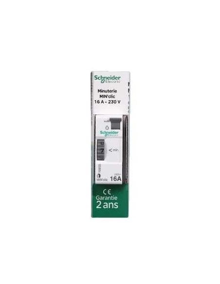 Minuterie - 1 contact 16a-250vca - réglage par molette 1 à 7 mn