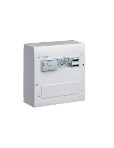 Coffret vdi semi-équipé 2 rangées avec brassage- 20 modules, gr 1