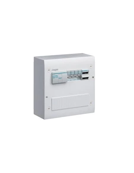 Coffret vdi semi-équipé 2 rangées avec brassage- 20 modules, gr 1
