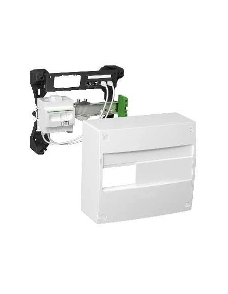 Coffret de communication Resi9 grade 2 4 RJ45 catégorie 6 - Schneider Electric