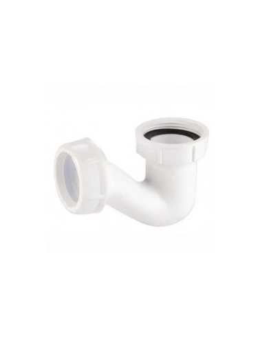Siphon de bidet plastique forme p - nicoll