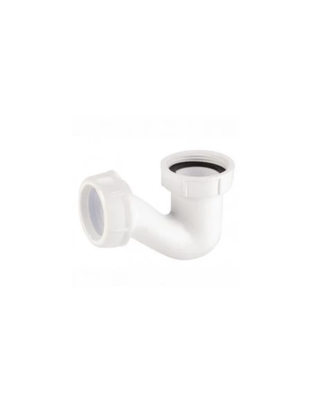 Siphon de bidet plastique forme p - nicoll