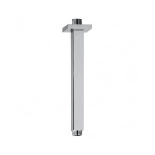 Bras de douche laiton carre vertical - haut. 300mm
