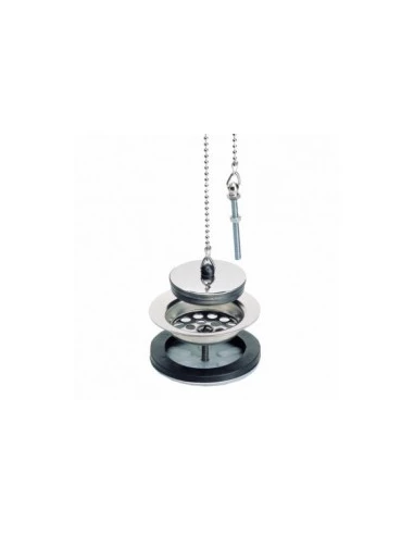 Plateau de bonde a bouchon pour evier gres - nicoll