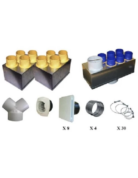 Kit accessoires vmc double flux p08 unelvent akhor hr
