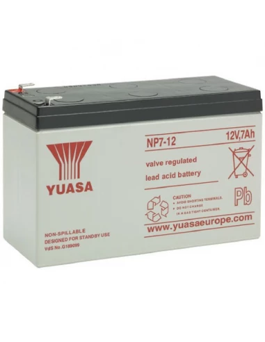 Yuasa - Batterie Plomb Yuasa 12v 7ah Np7-12