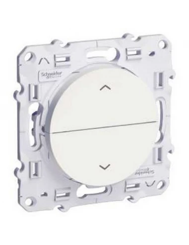 Poussoir blanc - odace 2 boutons montée/descente pour volets-roulants