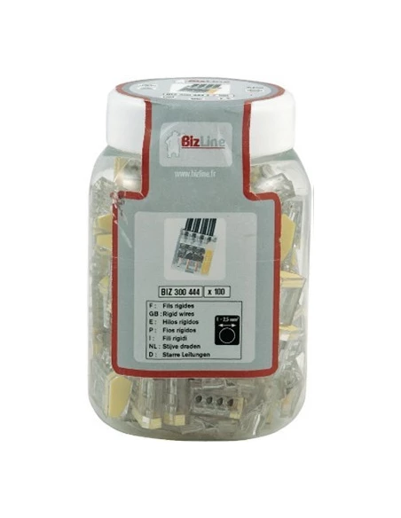 Borne de connexion rapide (type wago) x50, 5 entrées