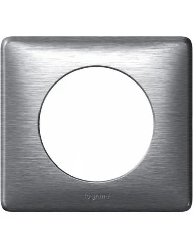 Plaque aluminiumm céliane 1 poste legrand