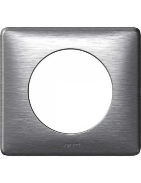 Plaque aluminiumm céliane 1 poste legrand