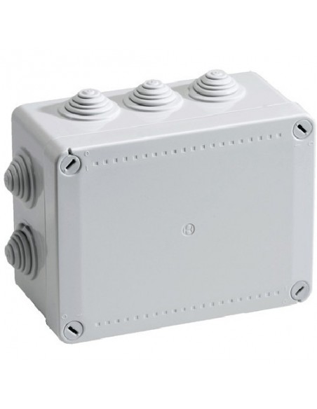 Boîte de dérivation pico ip55 à embouts à gradins 190x140x70 960° gris