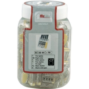 Borne de connexion rapide (type wago) x50, 8 entrées