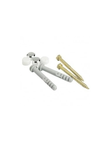 Fixation de WC ou de bidet tête hexagonale fendue 6x80