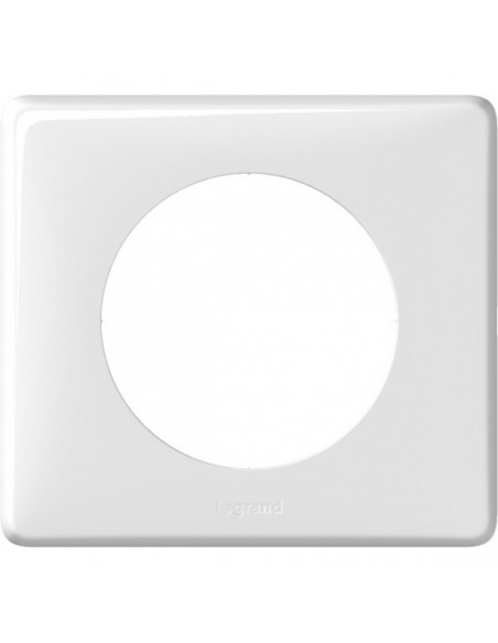 Plaque blanche céliane 1 poste legrand