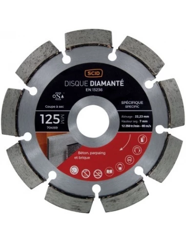 Disque à déjointoyer 125 22,23