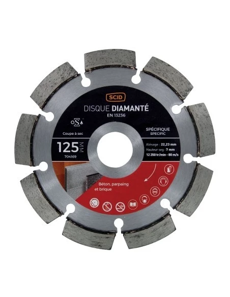 Disque à déjointoyer 125 22,23