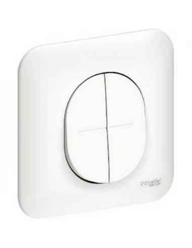 Ovalis - double poussoir à fermeture