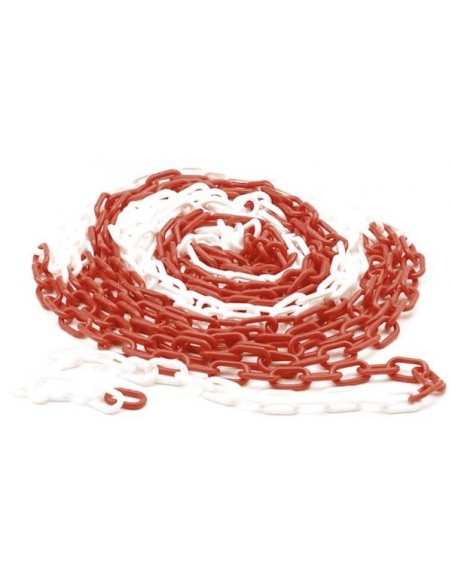 Chaine rouge/blanc - 10 m