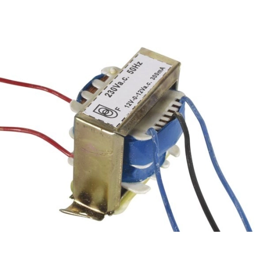 Transformateur chassis ouvert 7 2va 2 x 12v 300ma