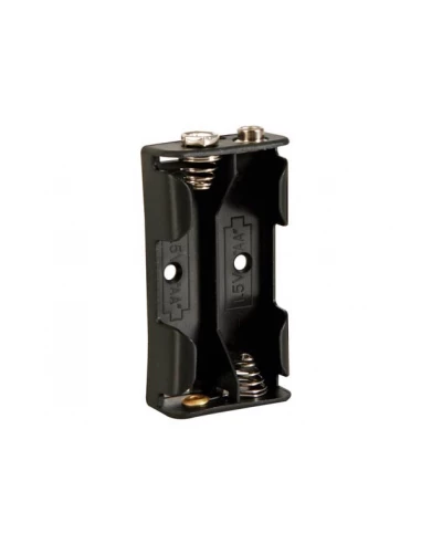 Coupleur pour 2 piles aa (lr6), avec contacts a pression