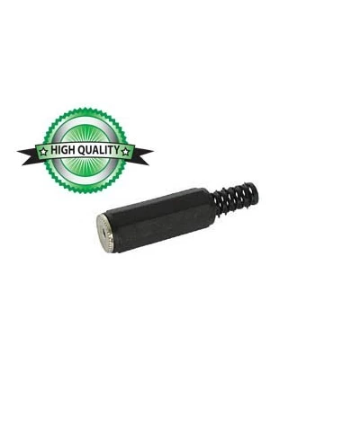 25 jack femelle 2 5mm stereo plastique noir