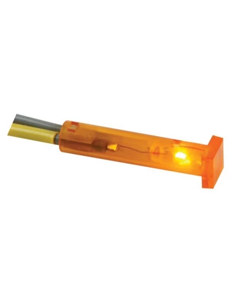 Voyant carre 7 x 7mm 220v orange
